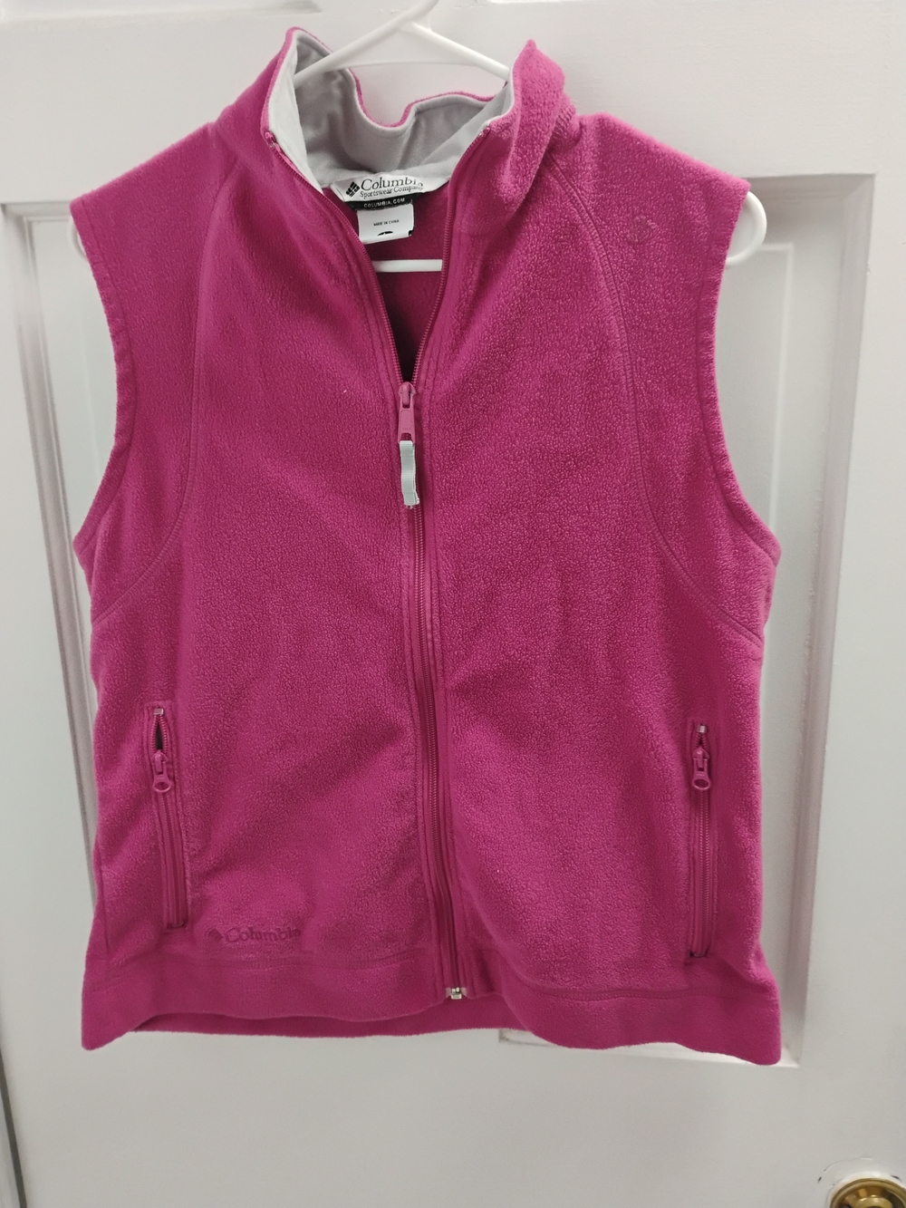 Columbia Pink Fleece Vest